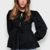 Hauts>Meet Me There Angel Blouse Black