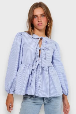 Hauts>Meet Me There Angel Blouse Striped