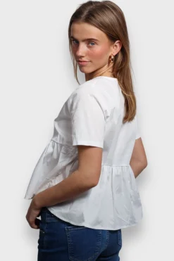 Blouses>Meet Me There Belle Blouse White