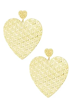 Bijoux>Meet Me There Big Heart Earrings