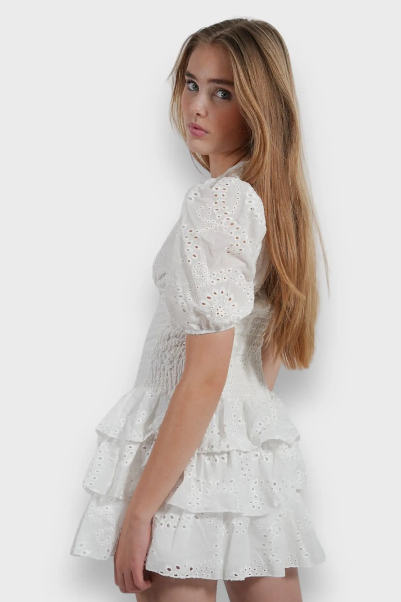 Robes>Meet Me There Blossom Dress White