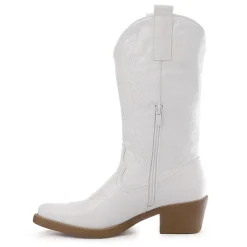 Chaussures>Meet Me There Bottes "Cowboy" Blanches