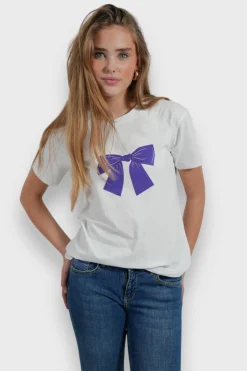 Hauts>Meet Me There Bow T-Shirt