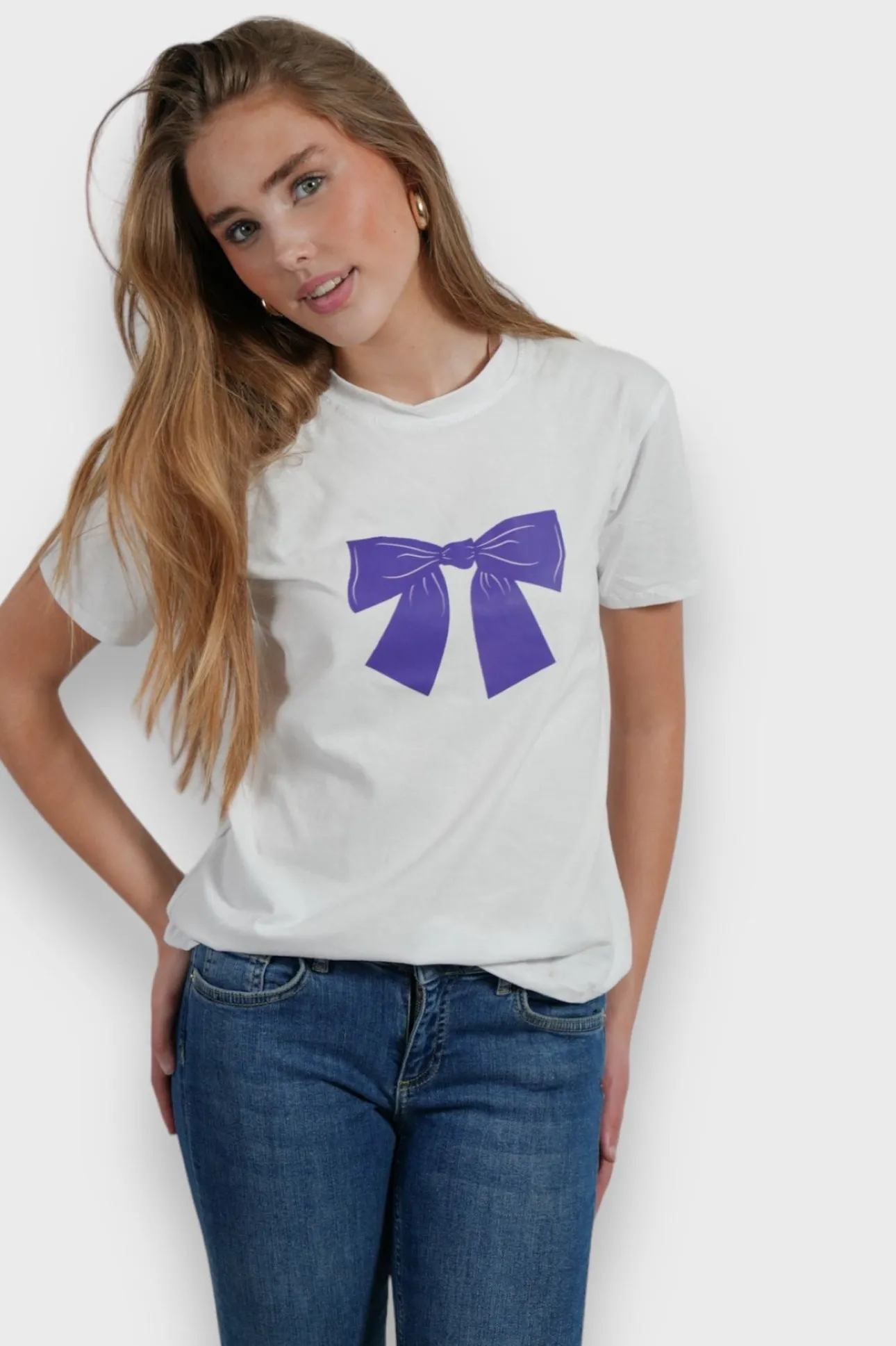 Hauts>Meet Me There Bow T-Shirt
