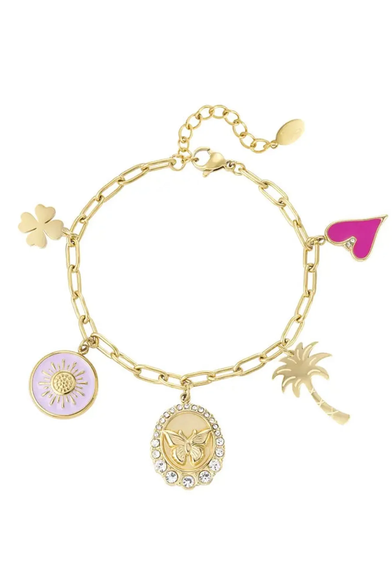 Bijoux>Meet Me There Charm Bracelet Palms