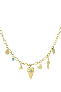 Bijoux>Meet Me There Charm Necklace Turqoise