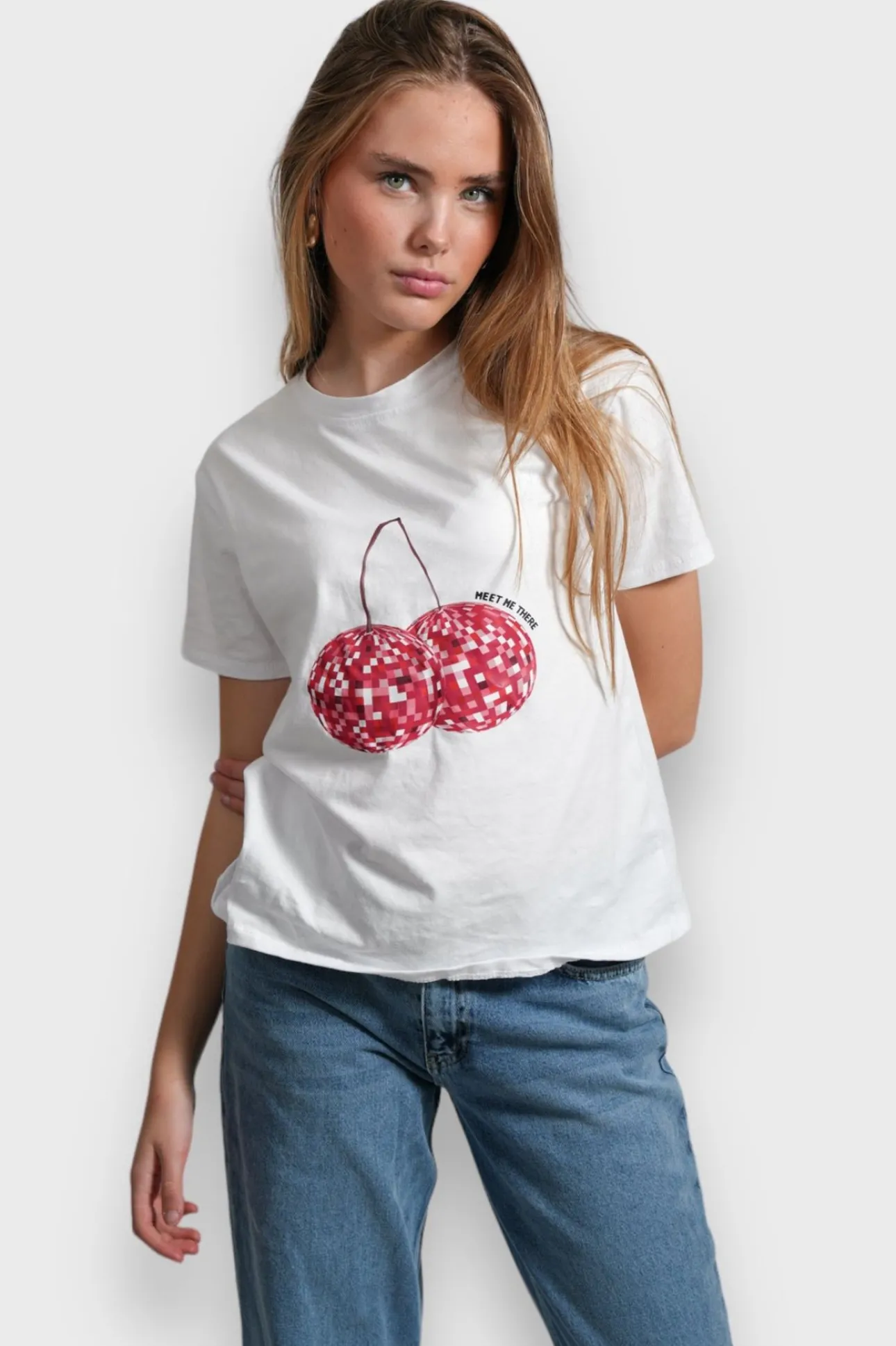 Hauts>Meet Me There Cherry T-Shirt