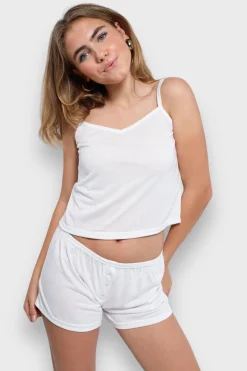 Loungewear>Meet Me There Cloudy Pyjama White