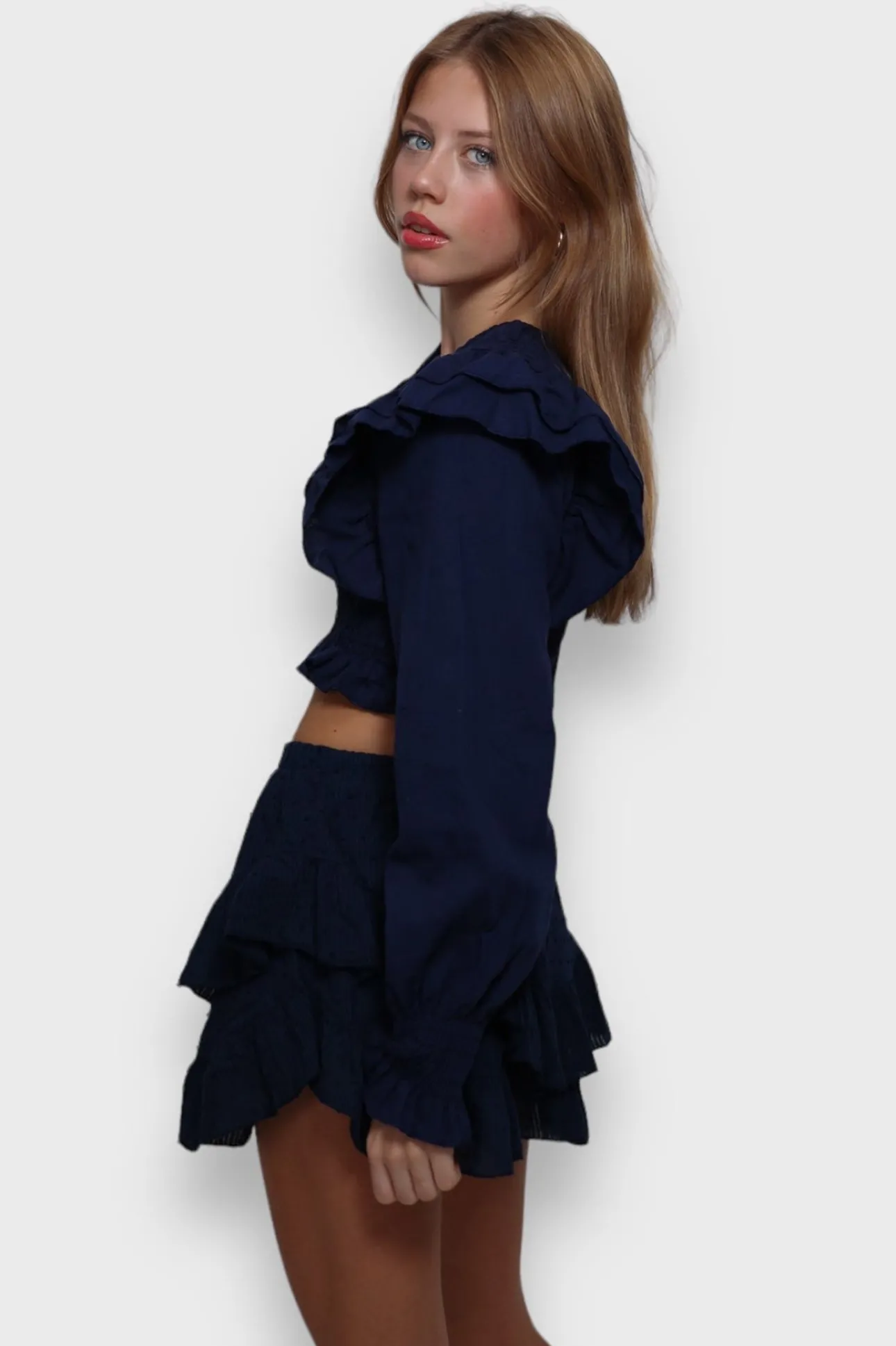 Hauts>Meet Me There Coco Top Navy