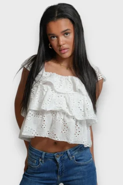Hauts>Meet Me There Daisy Top White