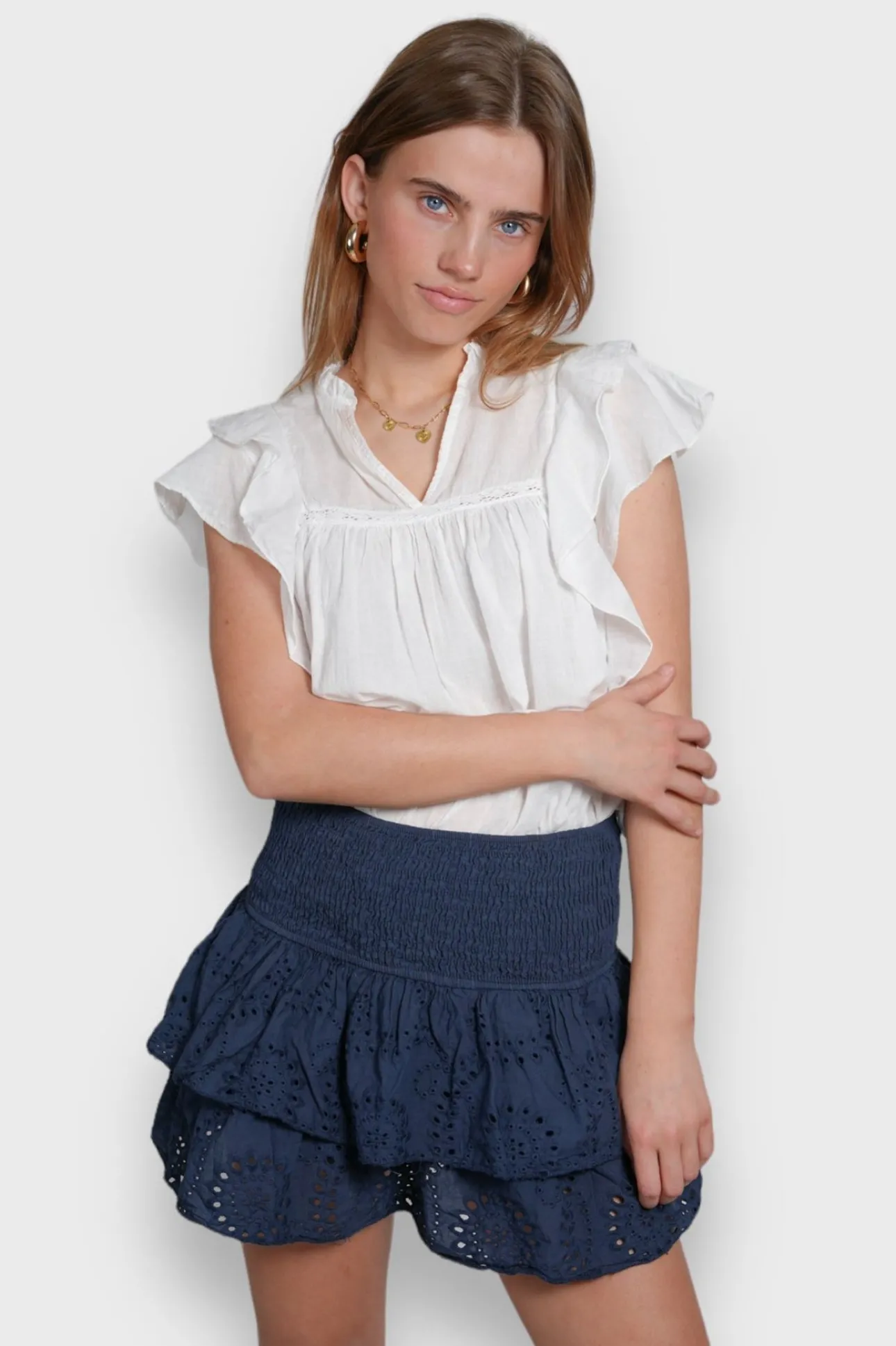 Jupes>Meet Me There Daydream Skirt Navy