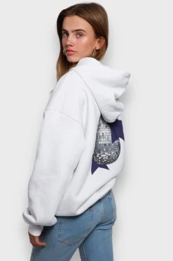 Hoodies En Sweaters>Meet Me There Disco Hoodie White