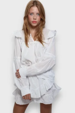 Jupes>Meet Me There Dots Skort White