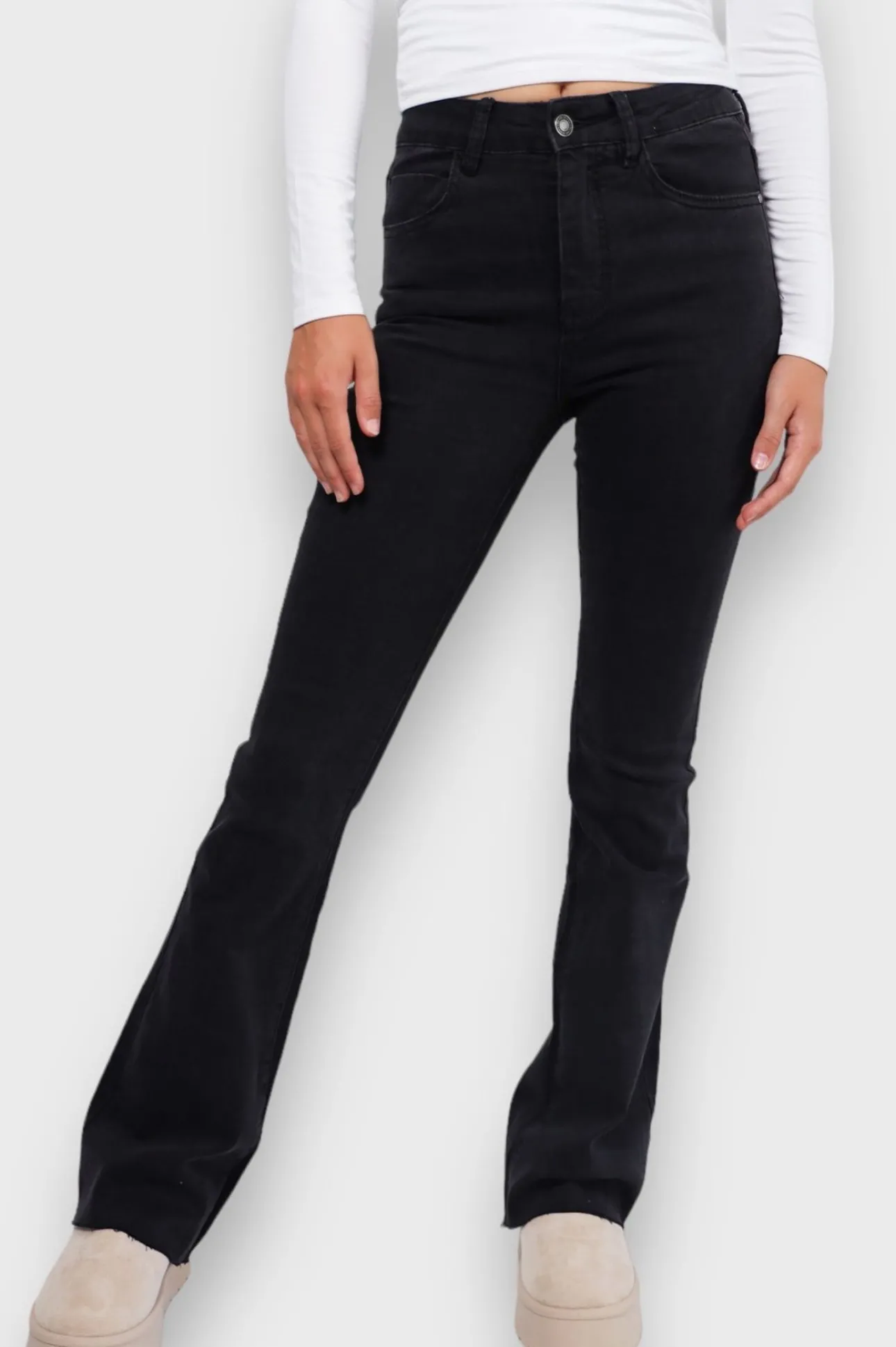 Pantalon>Meet Me There Flared Jeans Black
