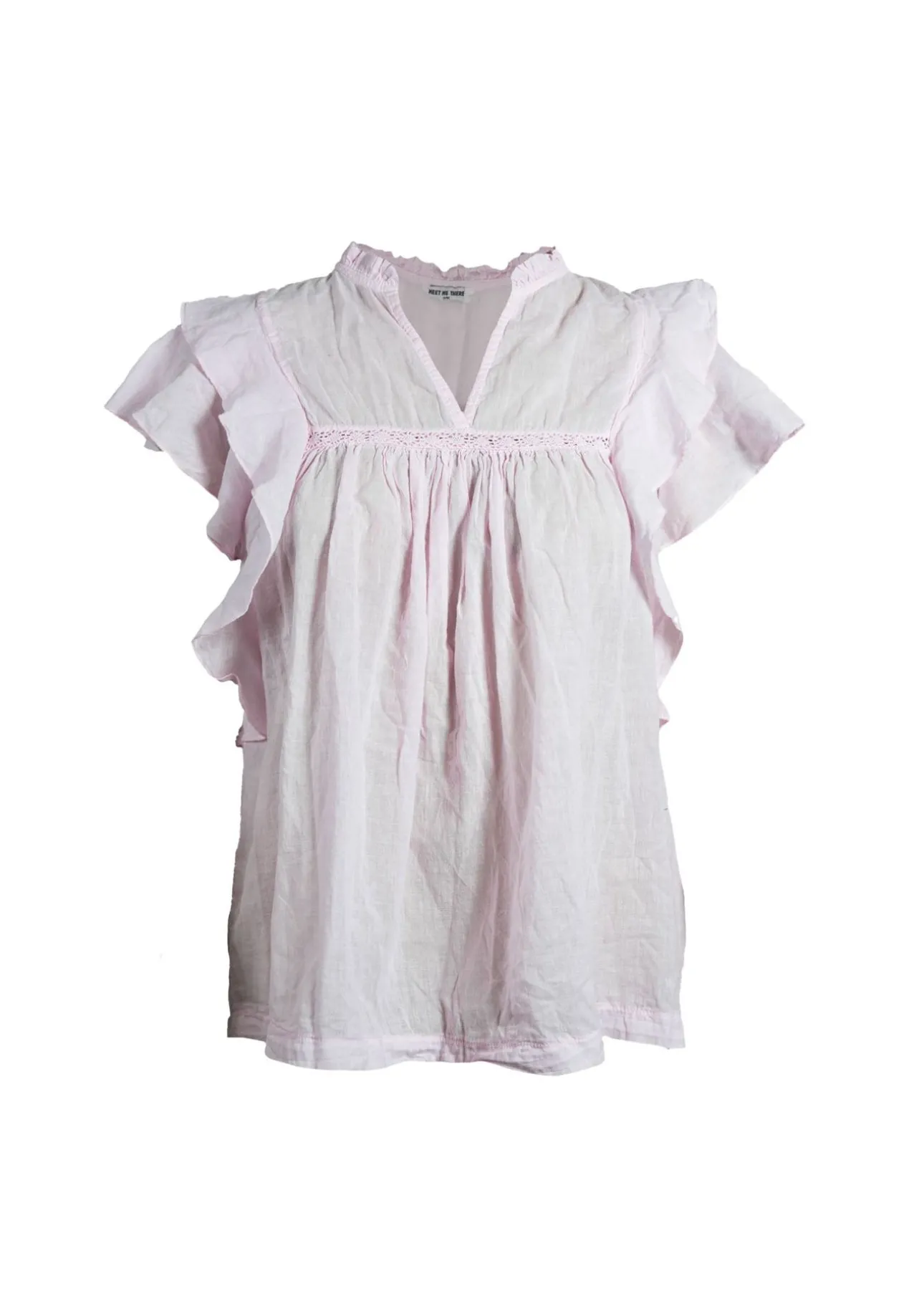 Hauts>Meet Me There Flora Blouse Baby Pink