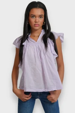 Hauts>Meet Me There Flora Blouse Lila