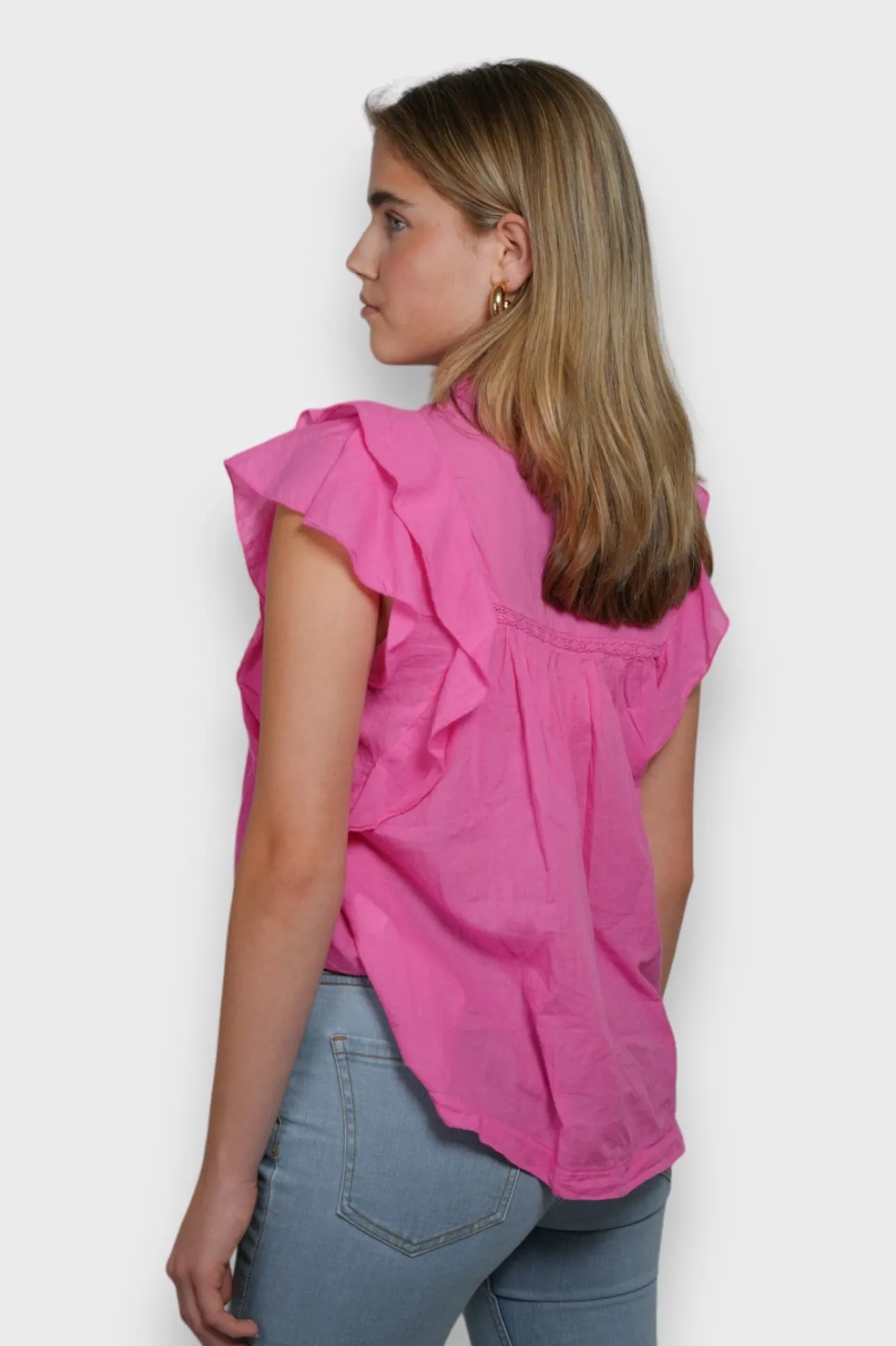Hauts>Meet Me There Flora Blouse Pink