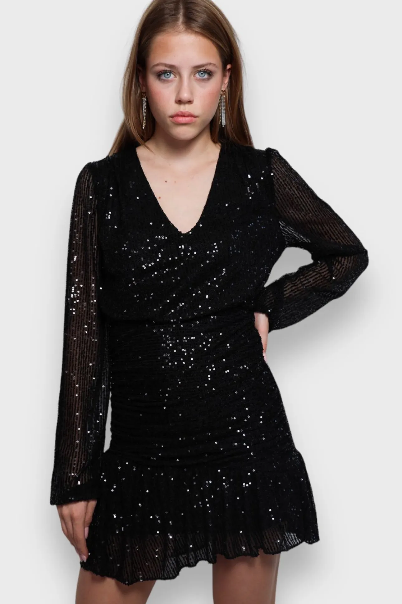 Robes>Meet Me There Glamorous Dress Black