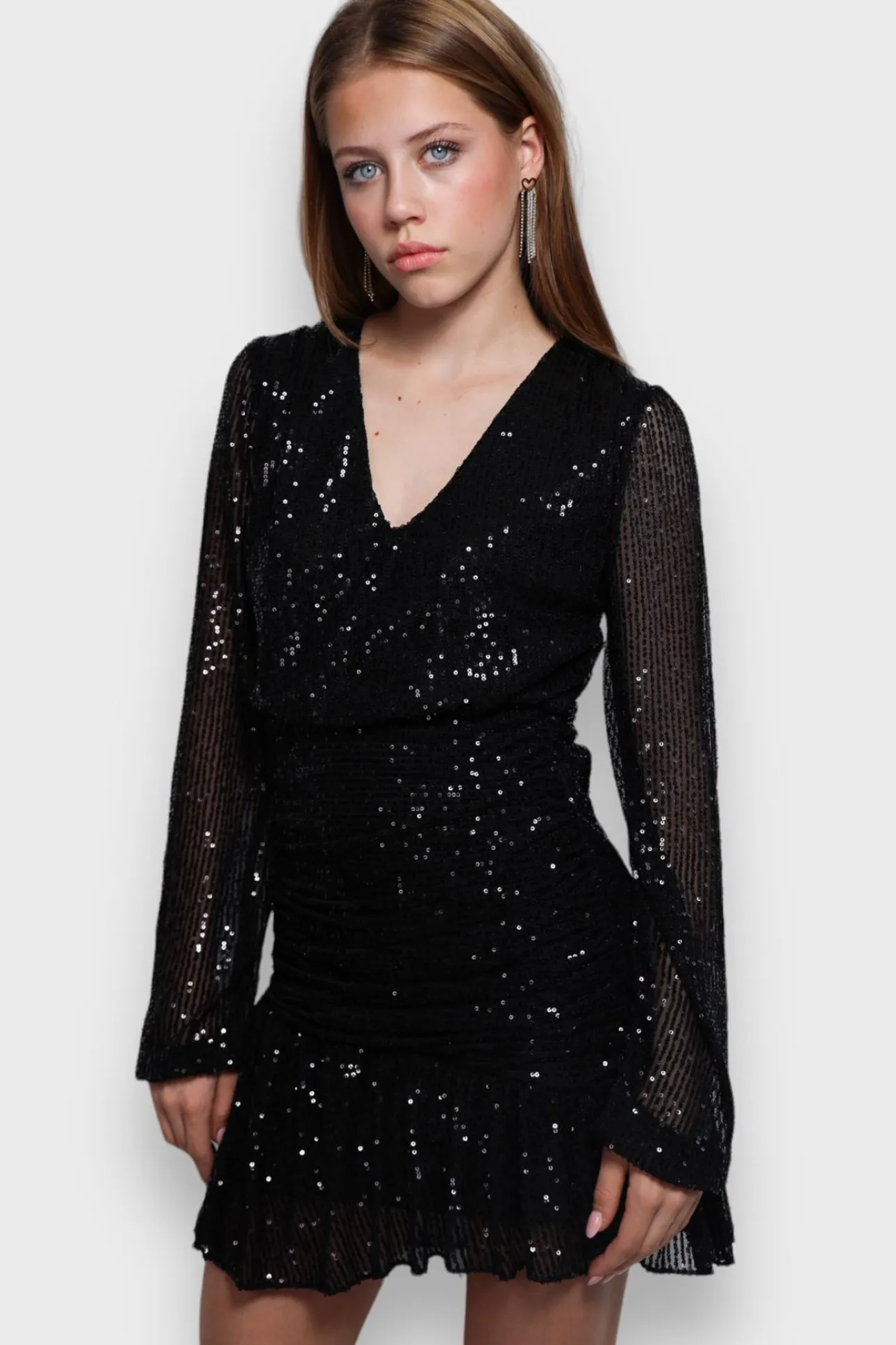 Robes>Meet Me There Glamorous Dress Black