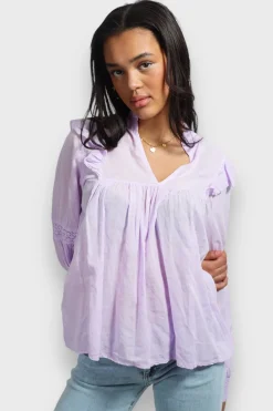 Hauts>Meet Me There Glory Blouse Lila