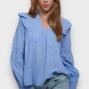 Hauts>Meet Me There Glory Blouse Sky Blue
