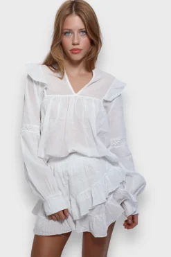 Blouses>Meet Me There Glory Blouse White