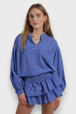 Hauts>Meet Me There Greece Blouse