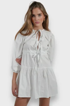Robes>Meet Me There Halo Dress White