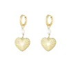 Bijoux>Meet Me There Heart Of Gold Earrings