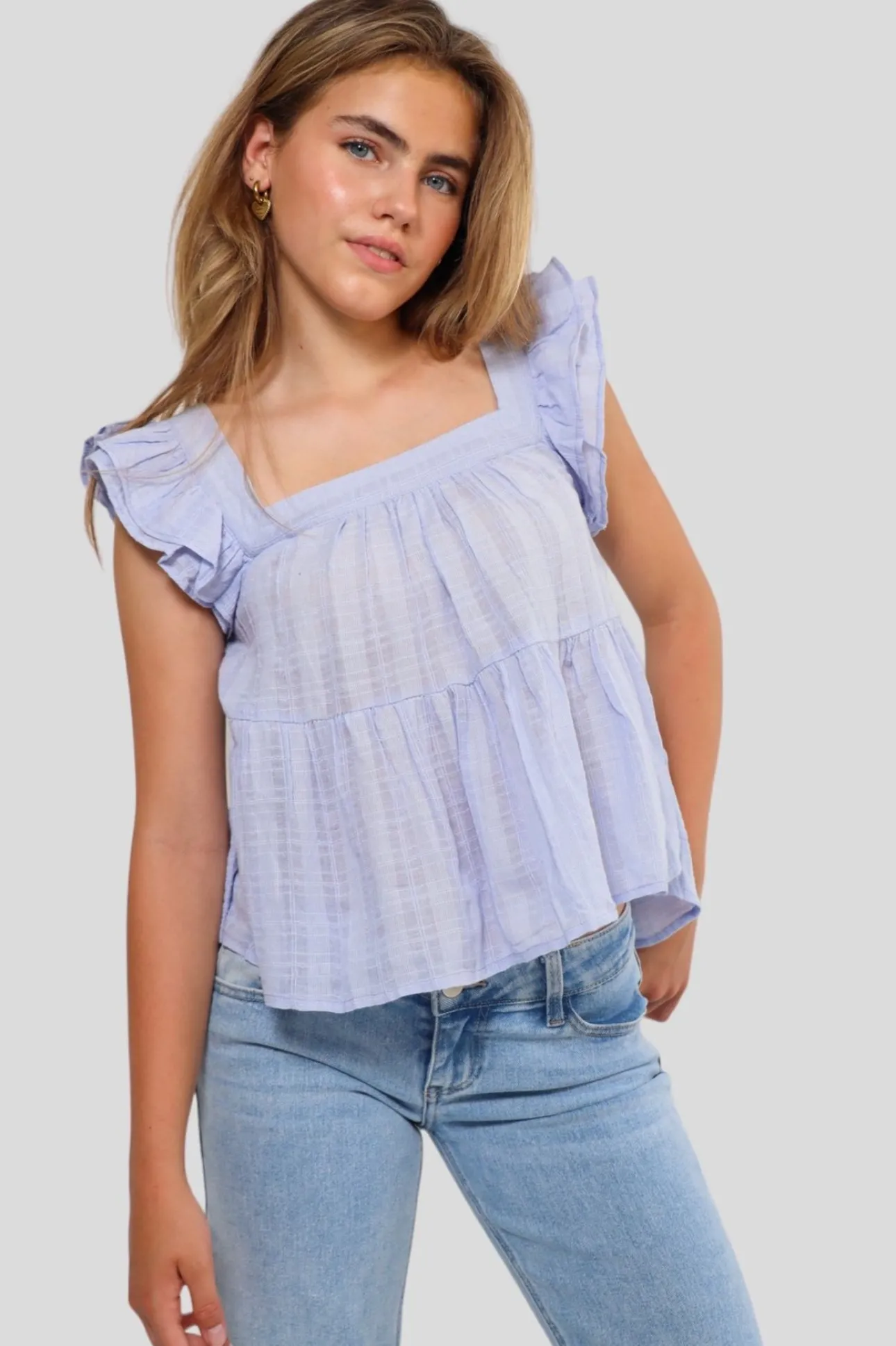 Hauts>Meet Me There Heaven Top Blue