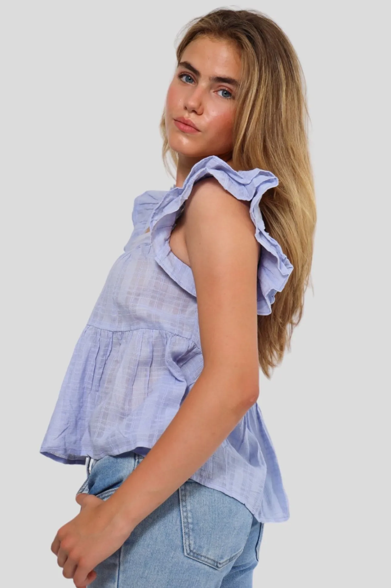 Hauts>Meet Me There Heaven Top Blue