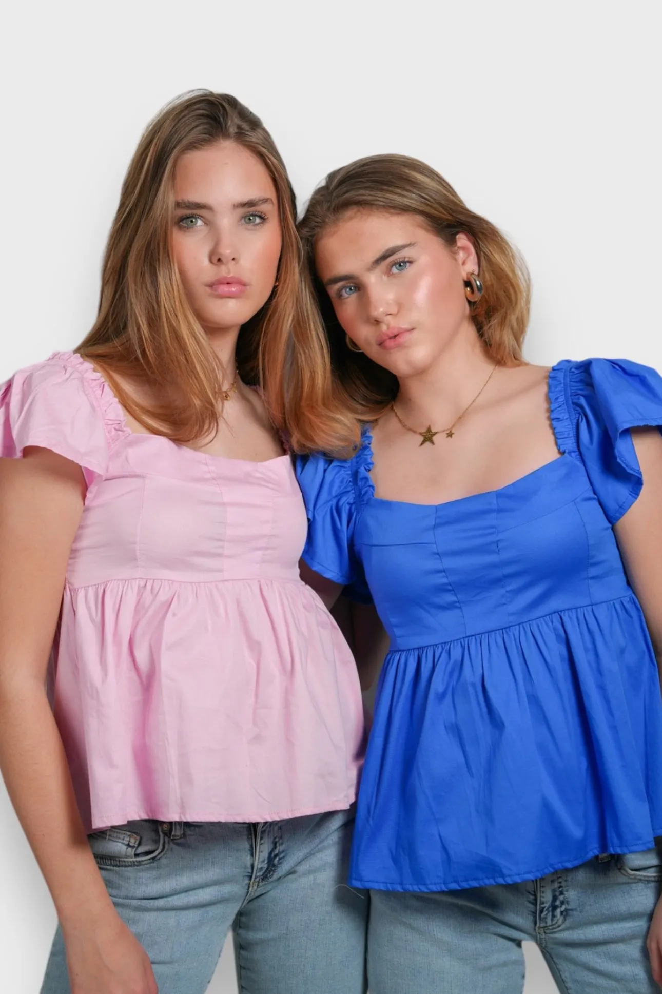 Hauts>Meet Me There June Blouse Cobalt