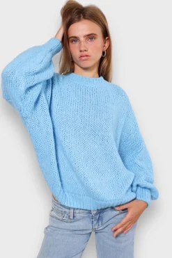 Gilets Et Pulls>Meet Me There Keep Me Warm Sweater Blue