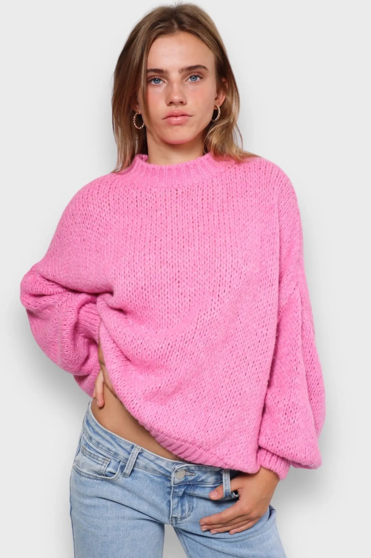 Gilets Et Pulls>Meet Me There Keep Me Warm Sweater Pink