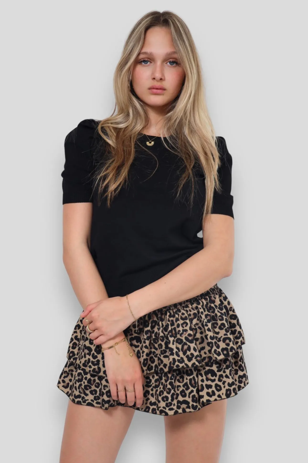 Jupes>Meet Me There Leopard Skirt