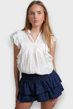 Jupes>Meet Me There Linnen Skirt Navy