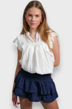 Jupes>Meet Me There Linnen Skirt Navy