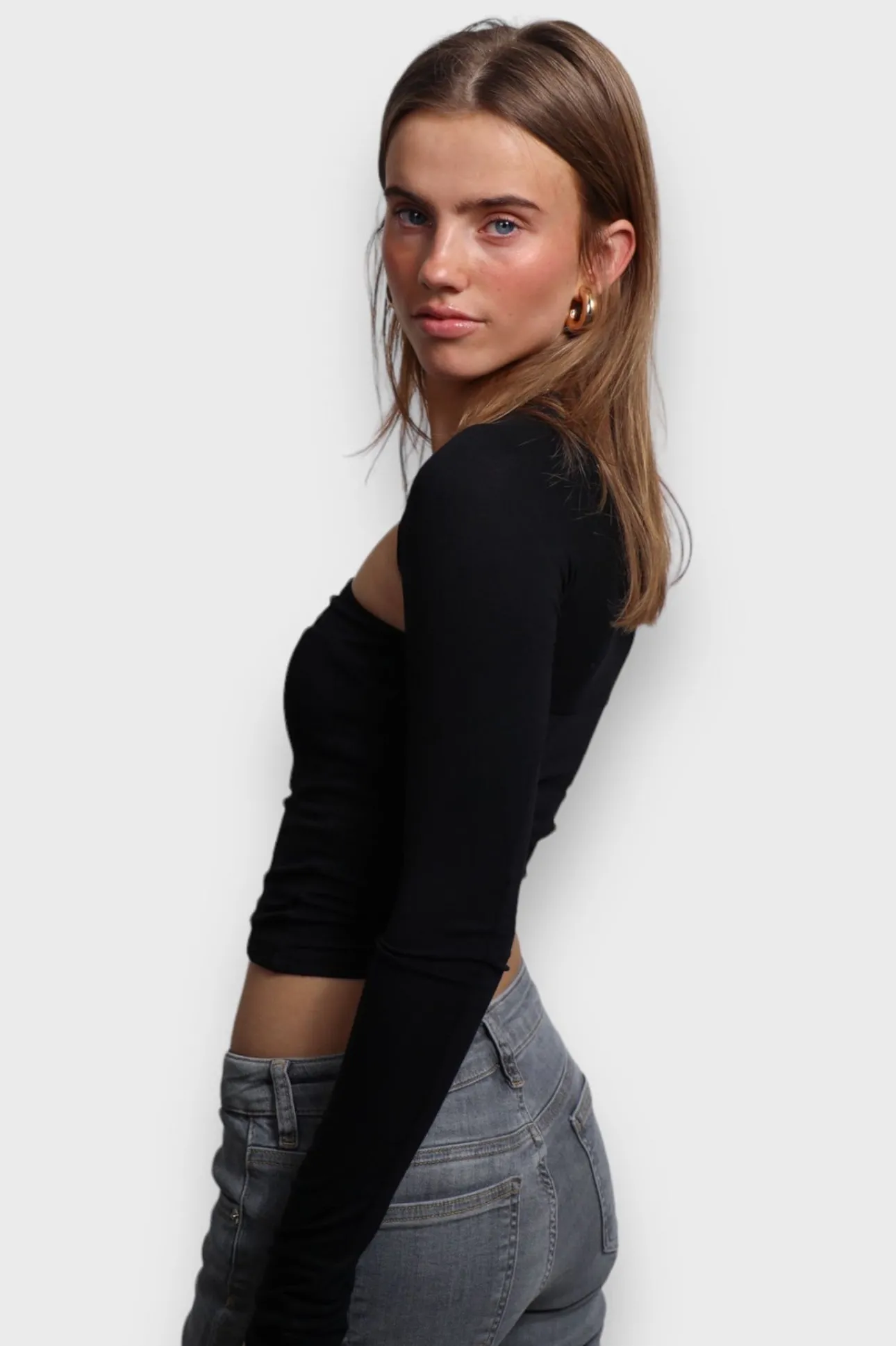 Hauts>Meet Me There Loua Top Black