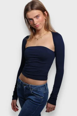 Hauts>Meet Me There Loua Top Navy