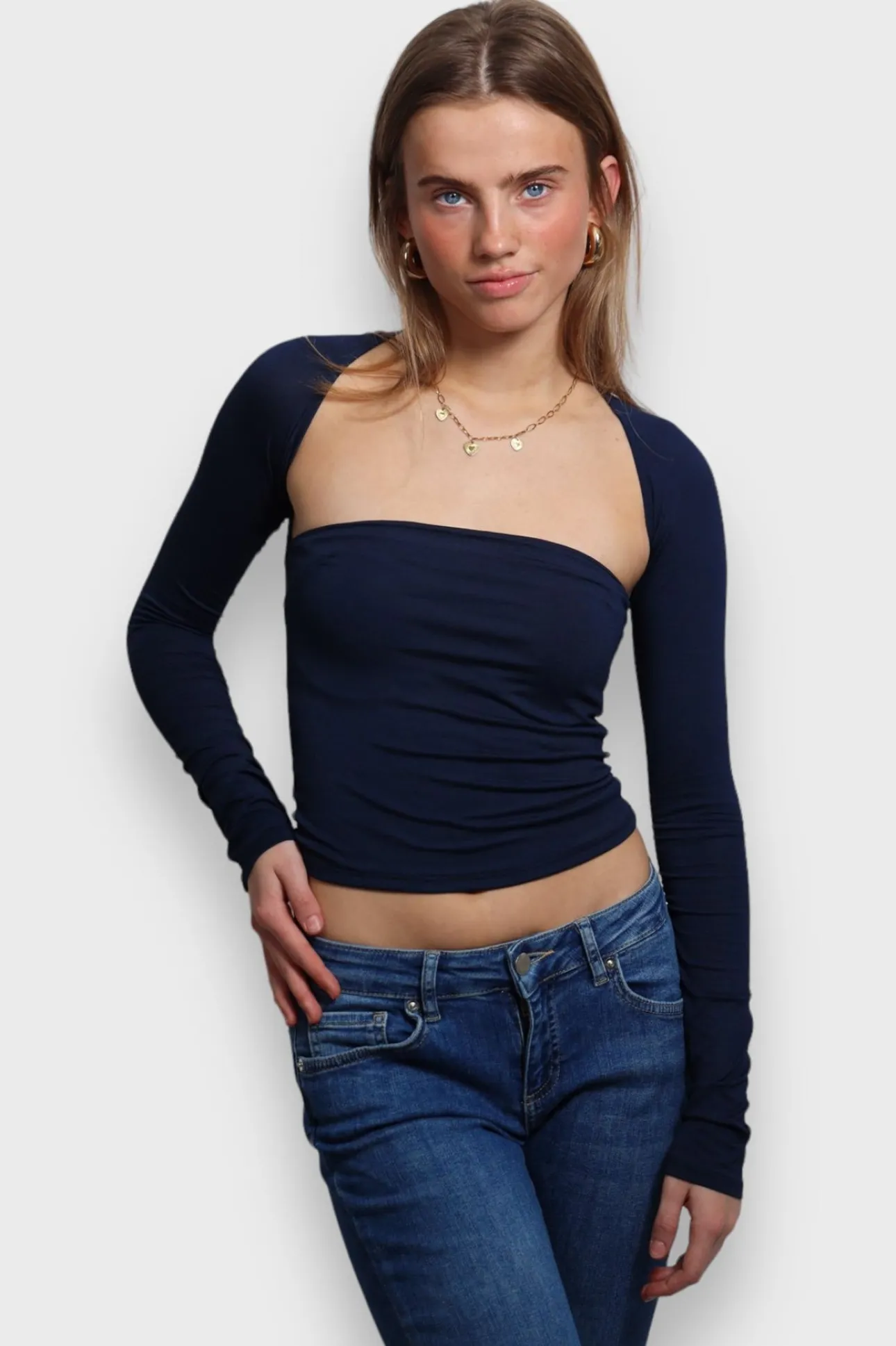Hauts>Meet Me There Loua Top Navy
