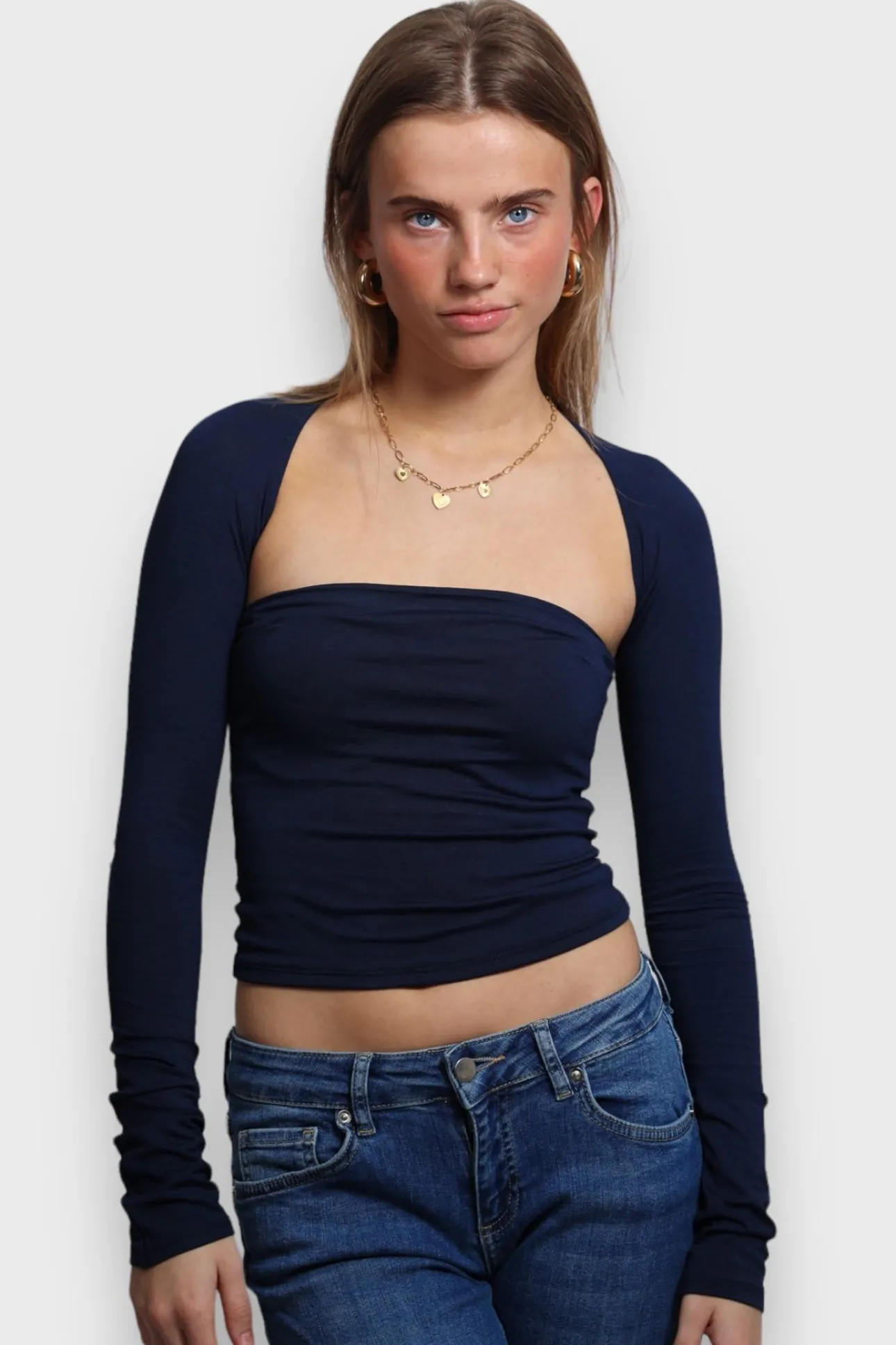 Hauts>Meet Me There Loua Top Navy