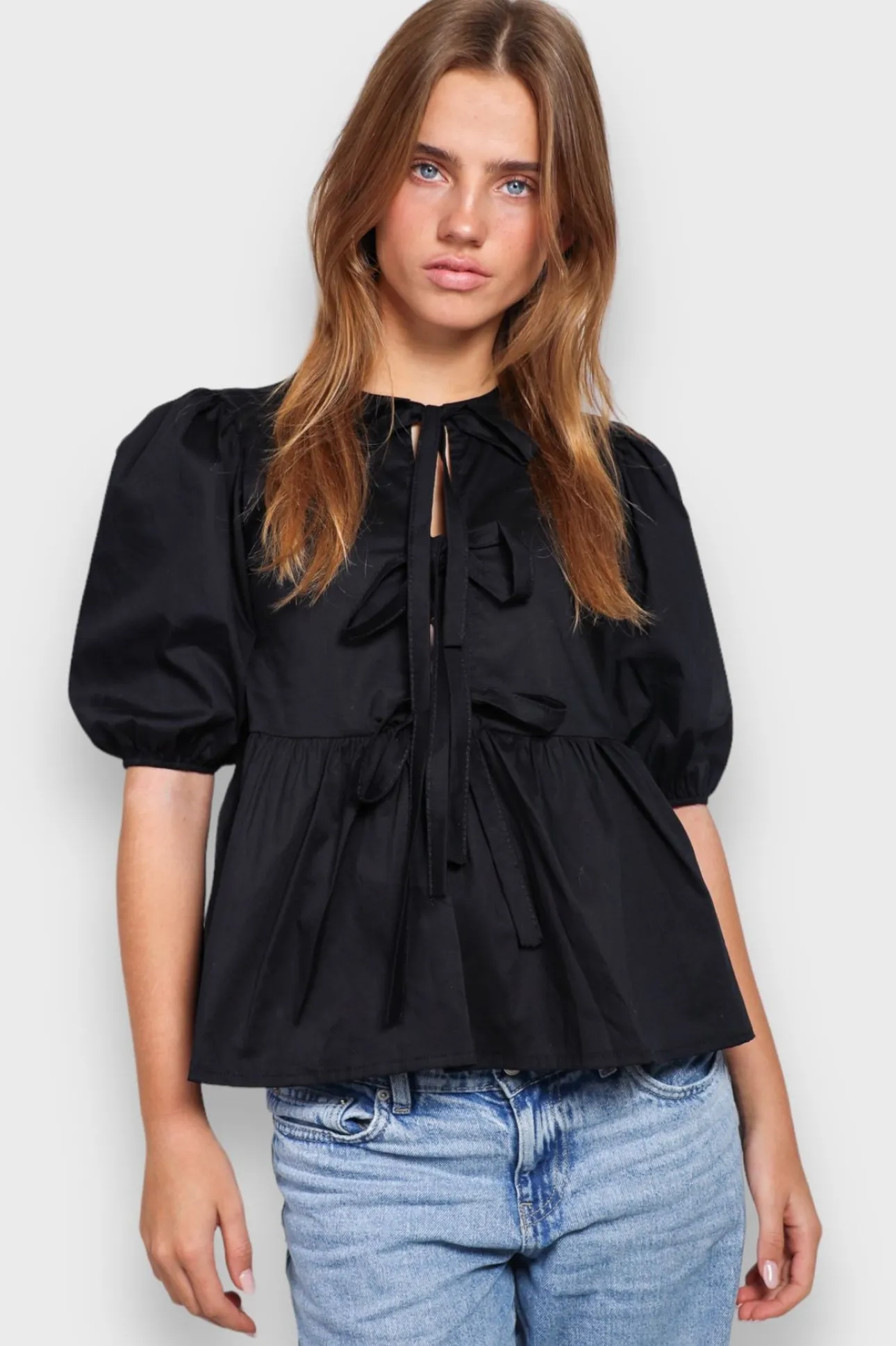 Hauts>Meet Me There Lovely Blouse Black