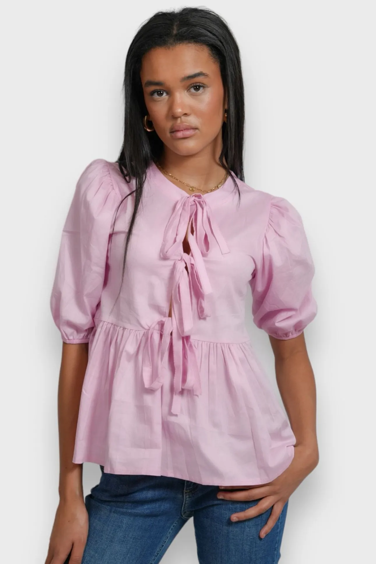 Blouses>Meet Me There Lovely Blouse Pink