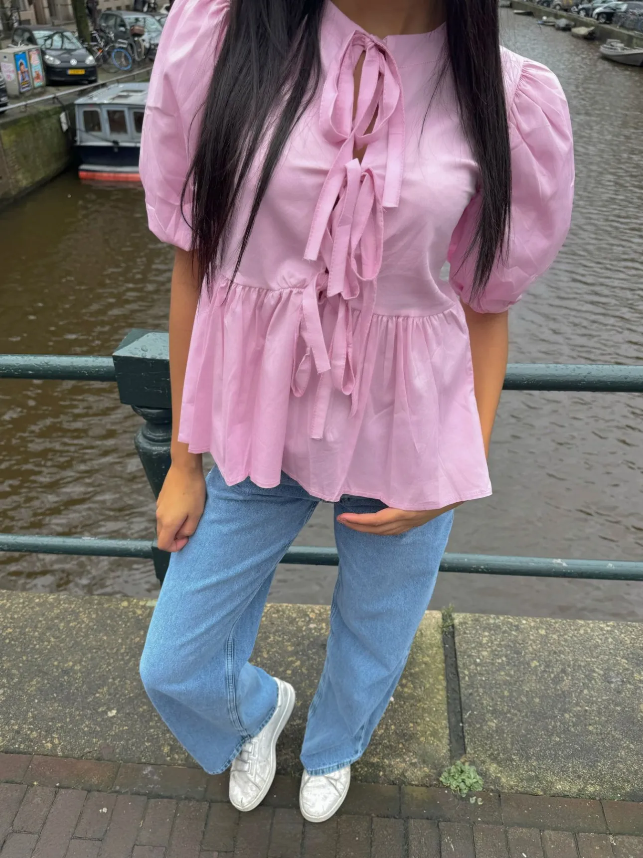 Blouses>Meet Me There Lovely Blouse Pink