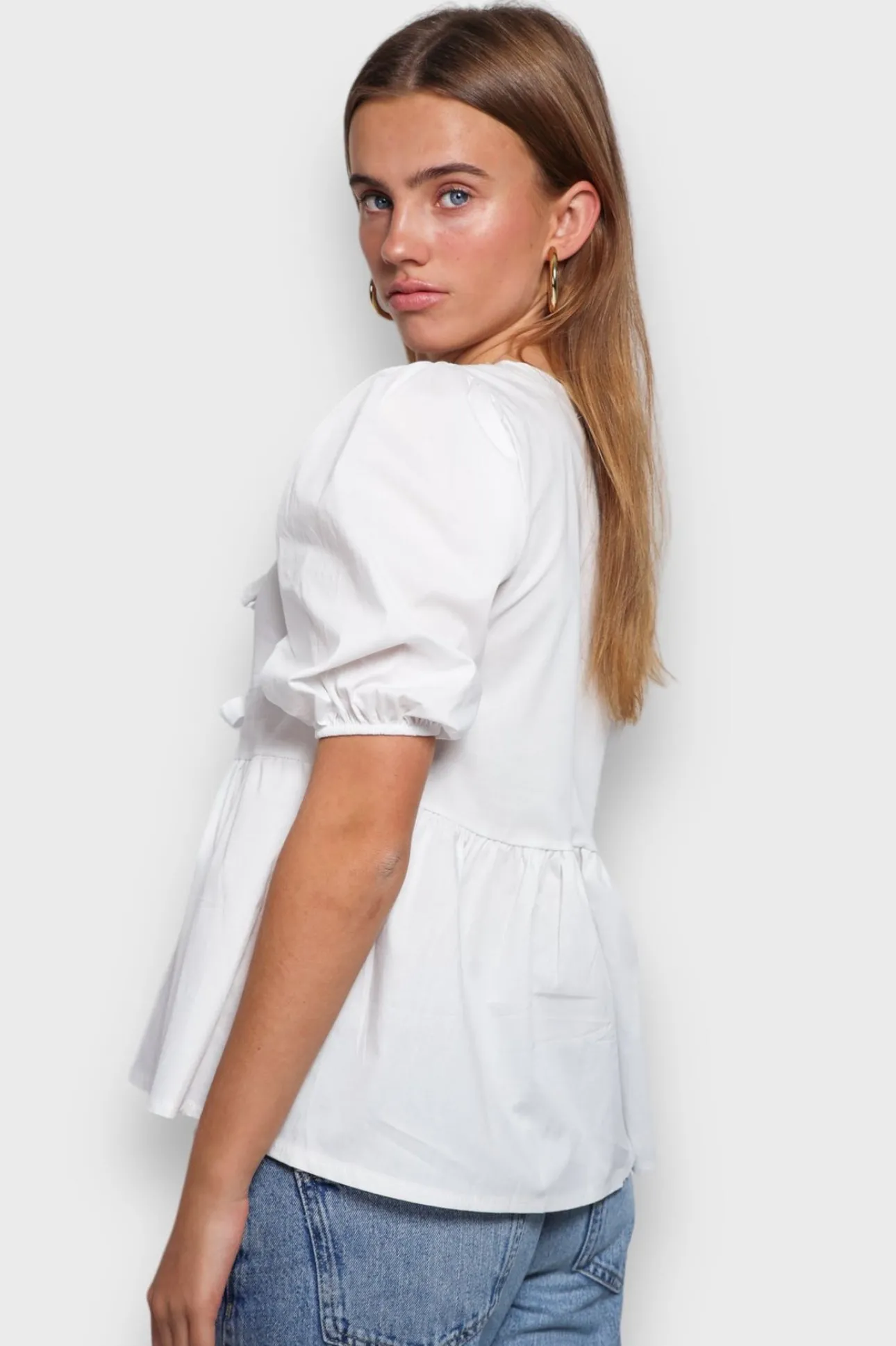 Blouses>Meet Me There Lovely Blouse White
