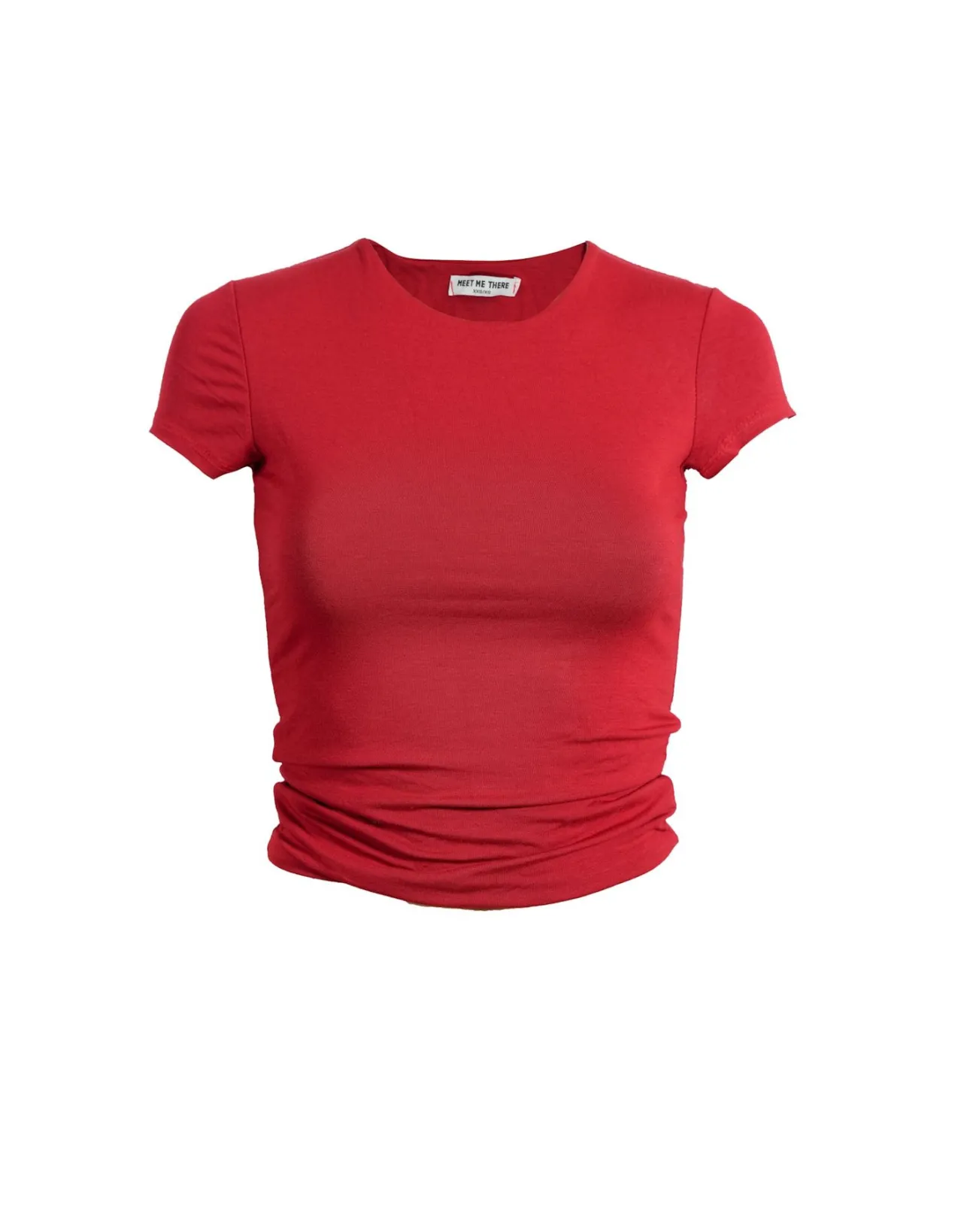 Hauts>Meet Me There Macy Top Red