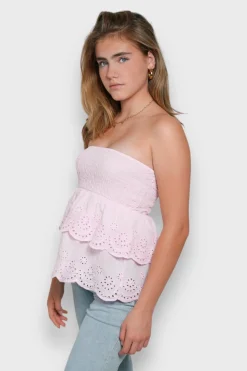 Hauts>Meet Me There Maya Top Pink