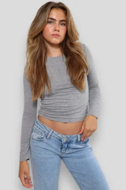 Hauts>Meet Me There Muse Top Grey