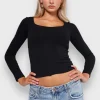 Hauts>Meet Me There Nola Top Black