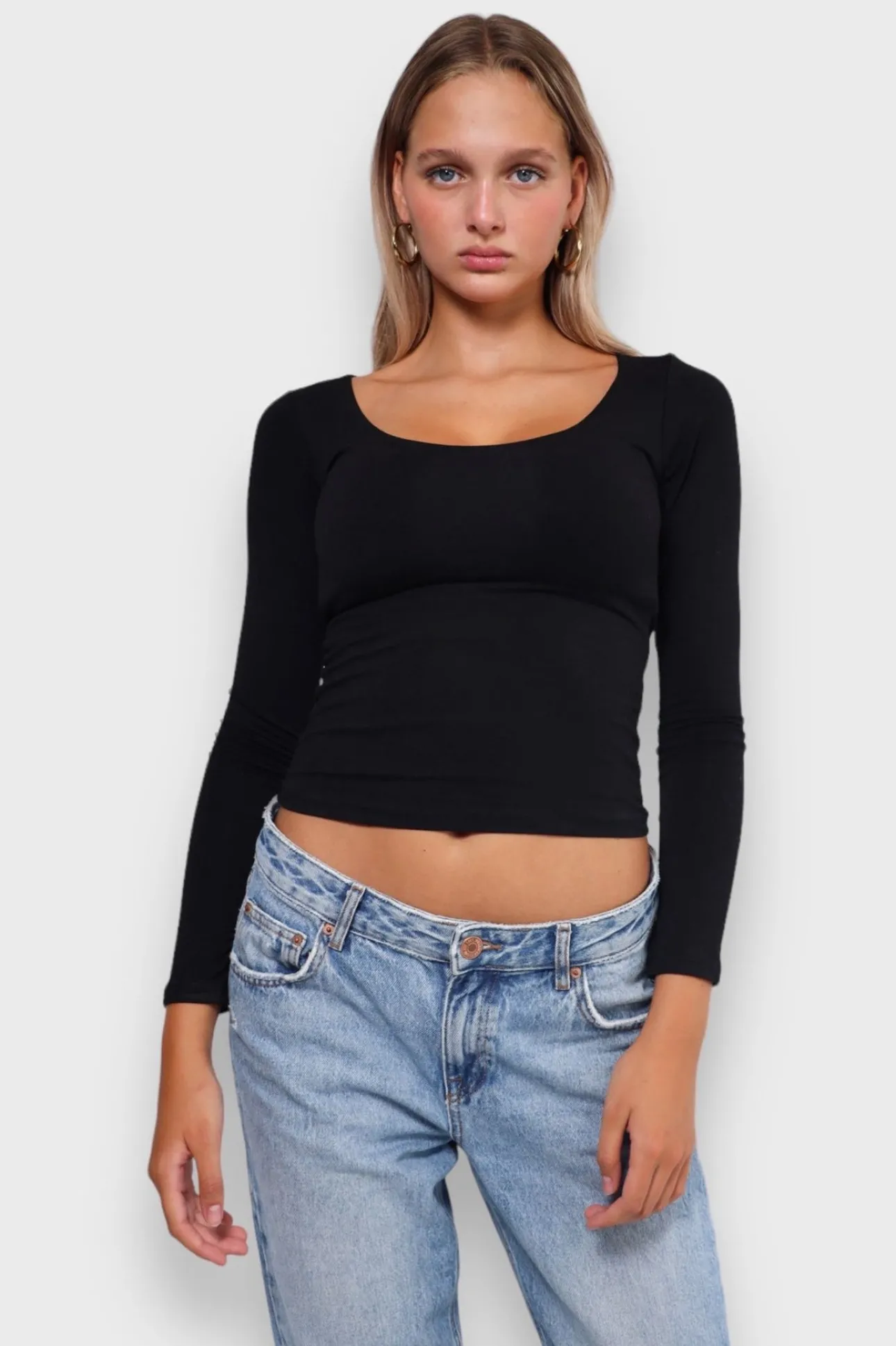 Hauts>Meet Me There Nola Top Black